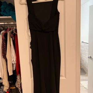 Love in your eyes black knotted mermaid dress NWT